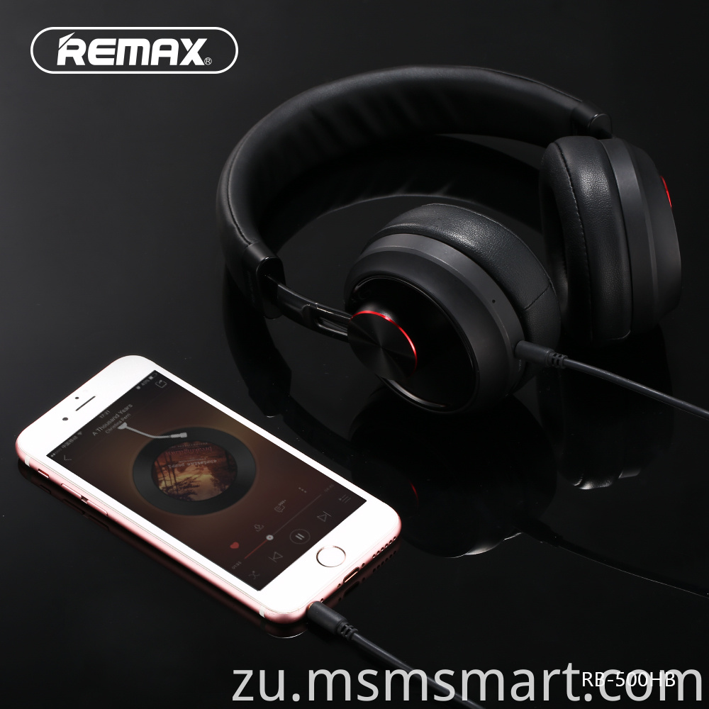 I-Remax 2021 entsha yokuthengisa eqondile yomsindo wefekthri ekhansela i-bluetooth stereo headset